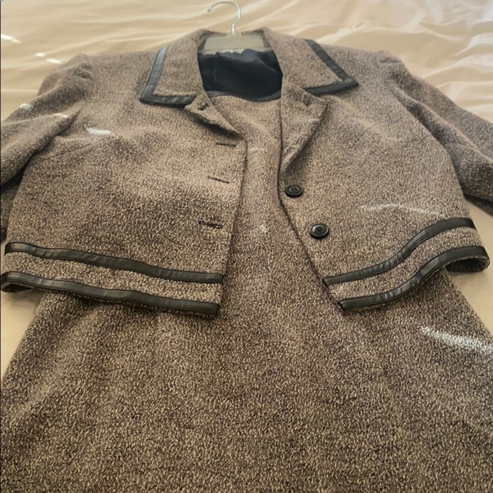 Tweed suit with matching jacket